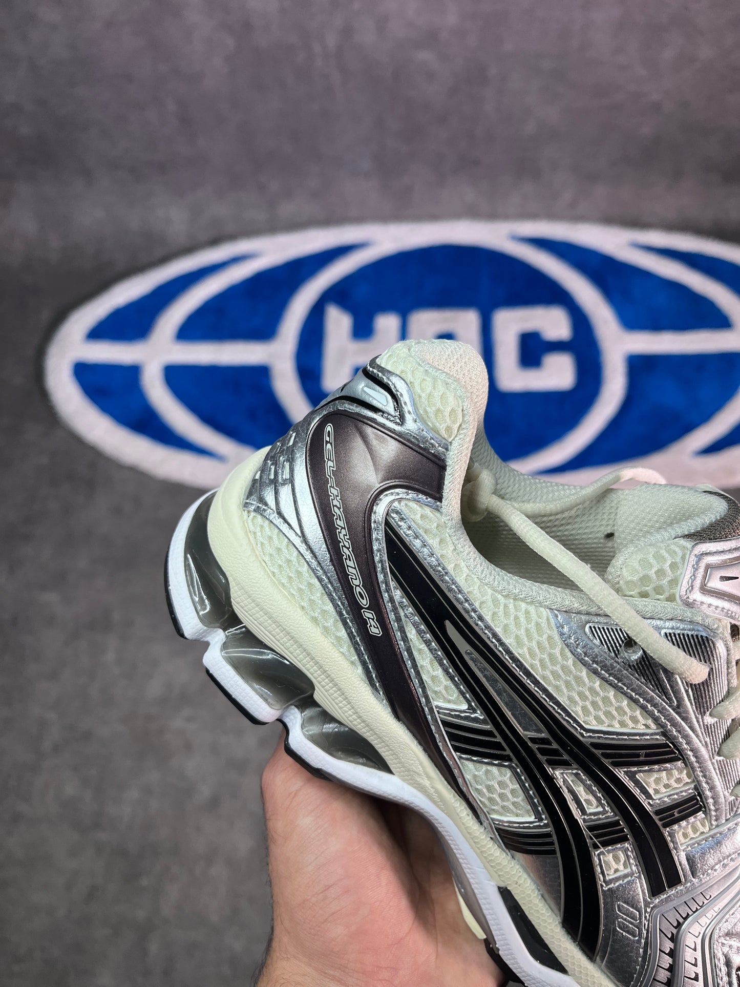 ASICS Kayano 14 creamy