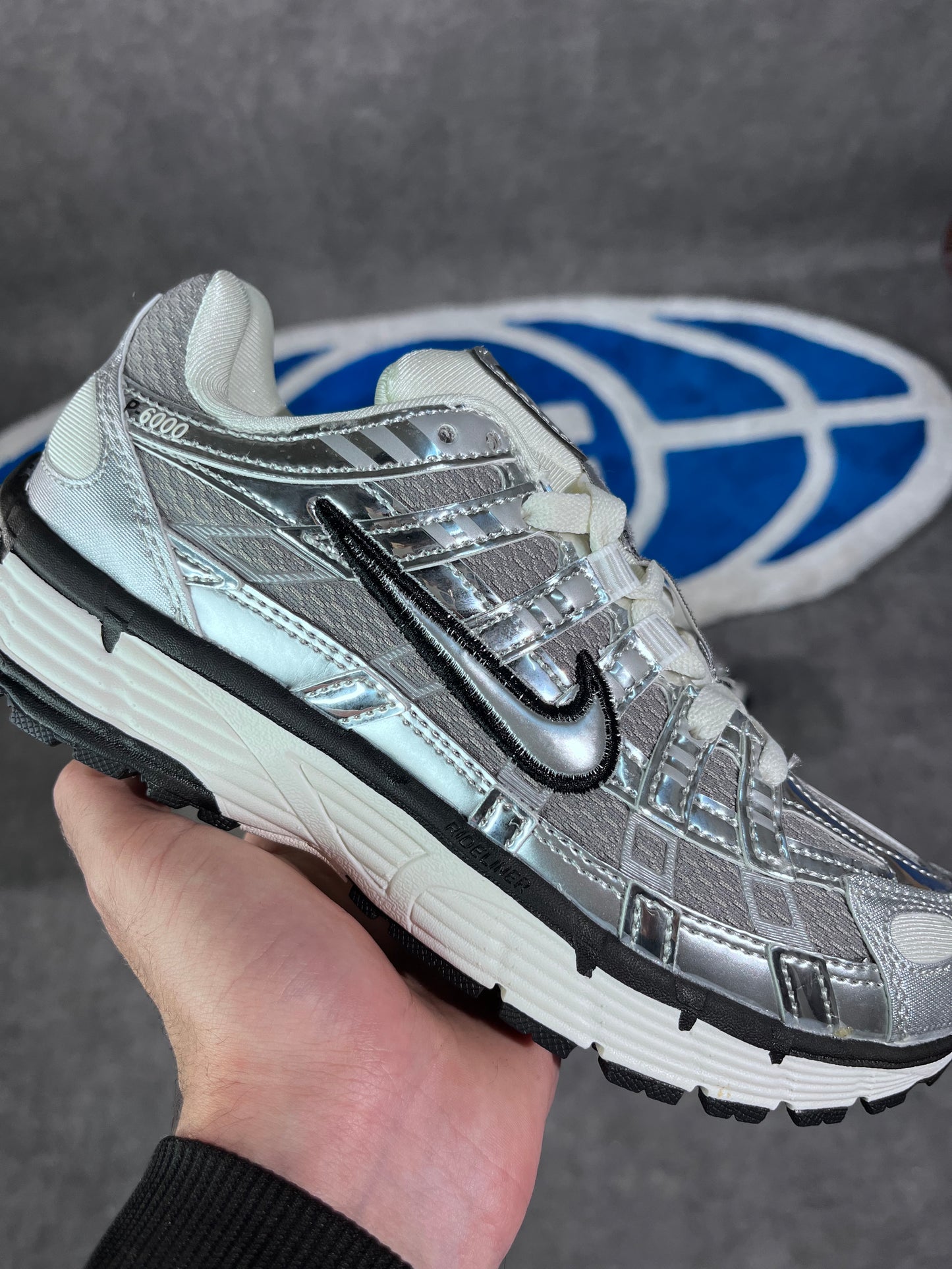 Nike p6000 silver