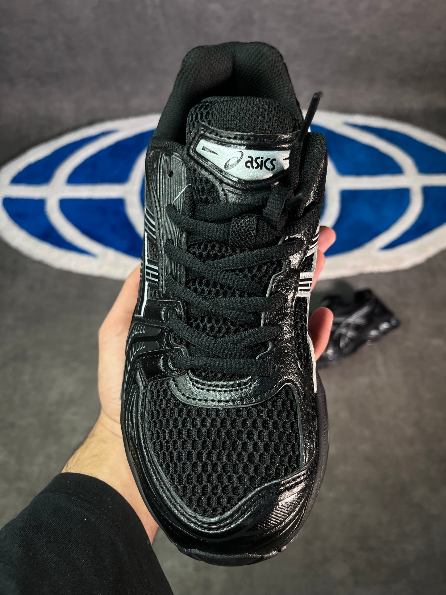 ASICS Kayano 14 black silver