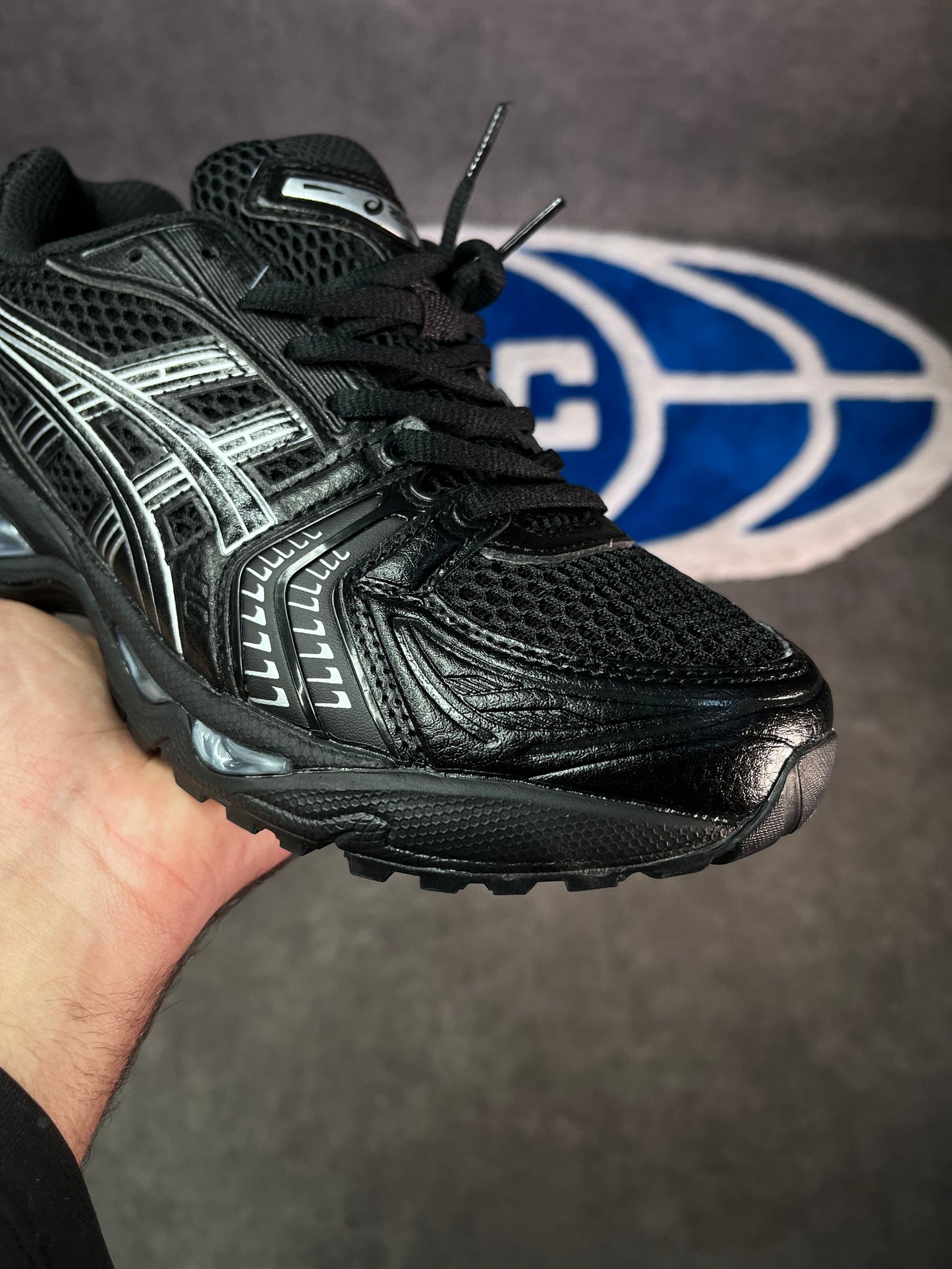 ASICS Kayano 14 black silver