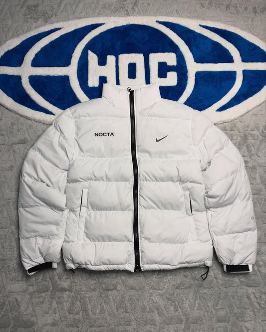 NOCTA WHITE PUFFER JACKET