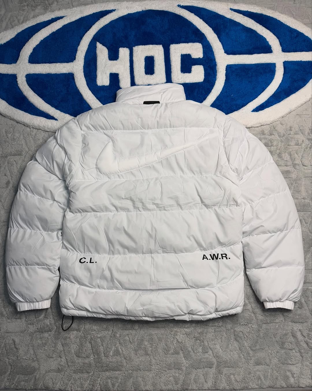 NOCTA WHITE PUFFER JACKET